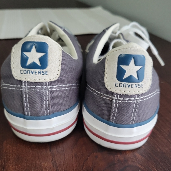 Converse Womens 7, Mens 5 Gray white all stars - Picture 5 of 6